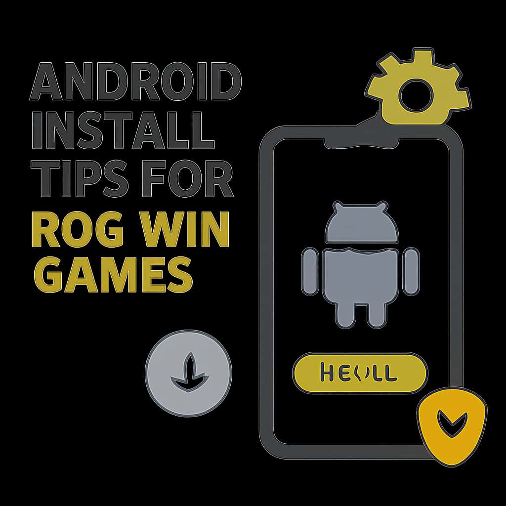 An educational diagram about Android Install Tips for BDG Win Games.
