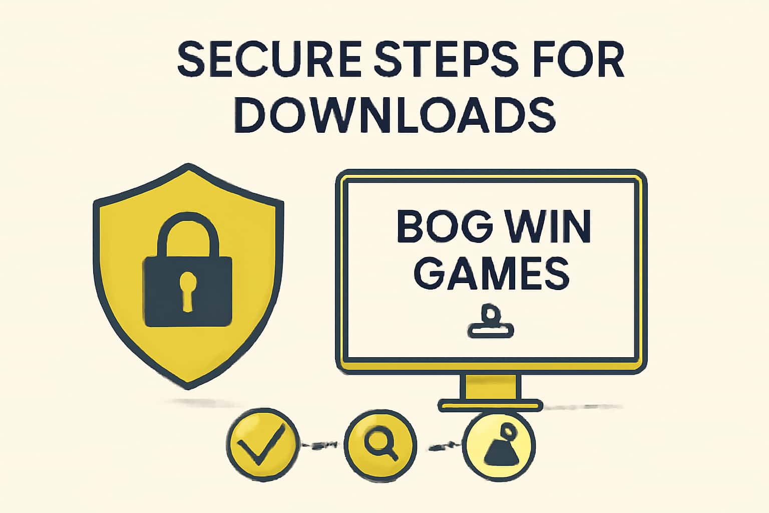 Hero image depicting the secure steps for downloading BDG Win Games.
