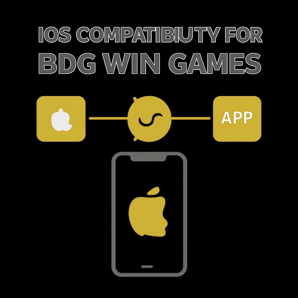 Diagram explaining iOS compatibility features for BDG Win Games.