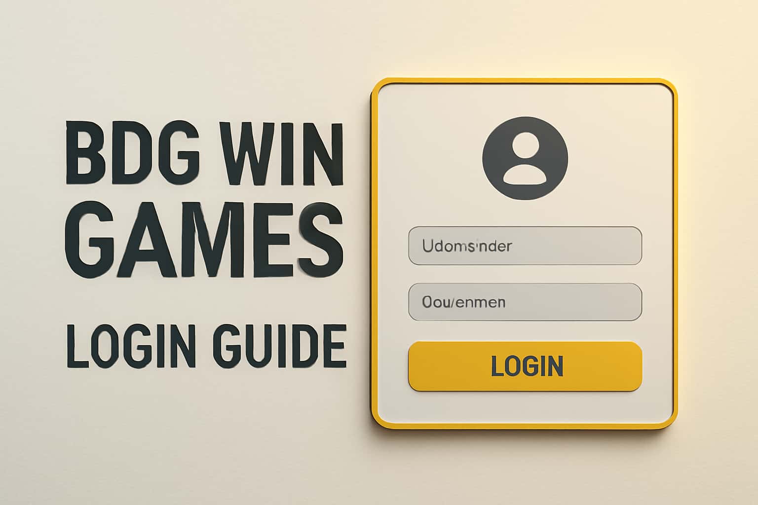 An informative layout showcasing the BDG Win Games Login Guide.