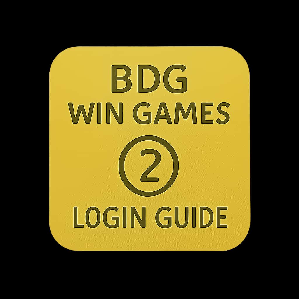 Icon representing the BDG Win Games Login Guide.