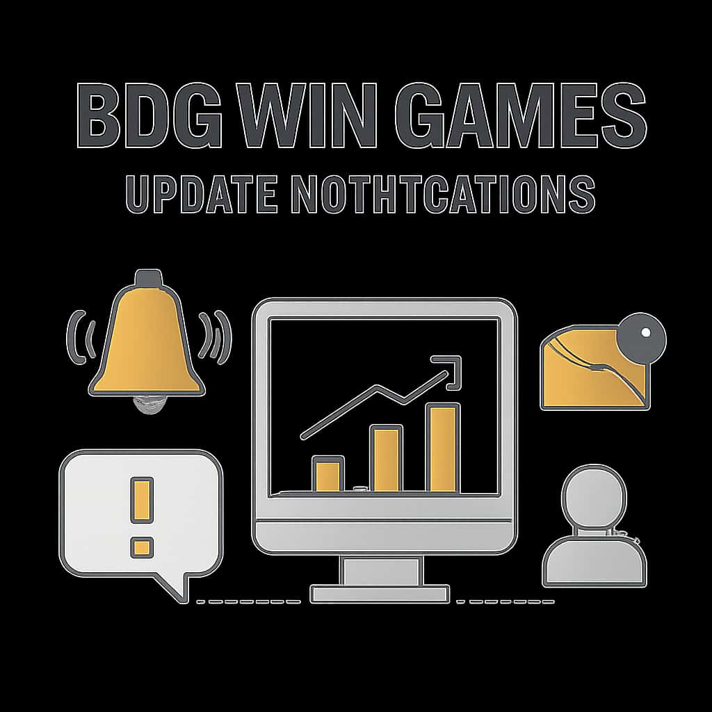 Illustration detailing BDG Win Games Update Notifications.