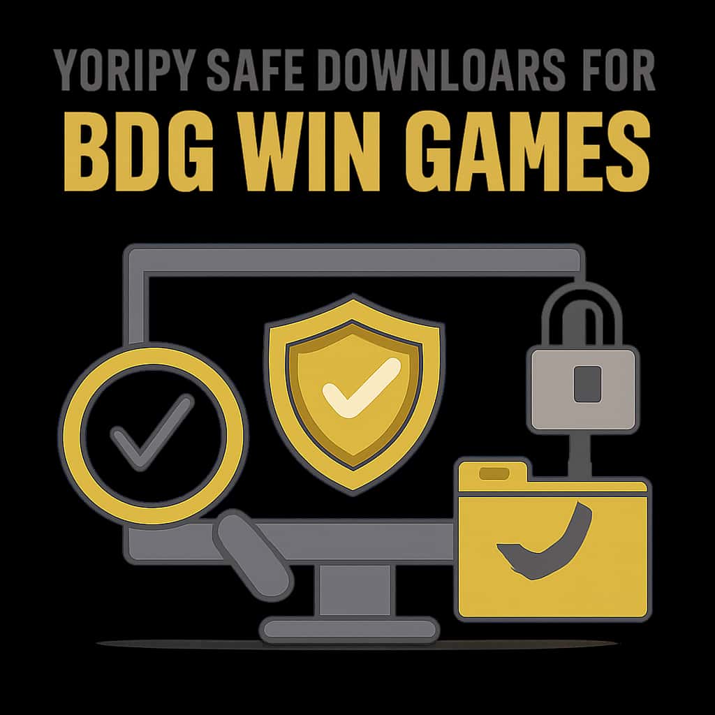 Educational diagram on safe download verification for BDG Win Games.