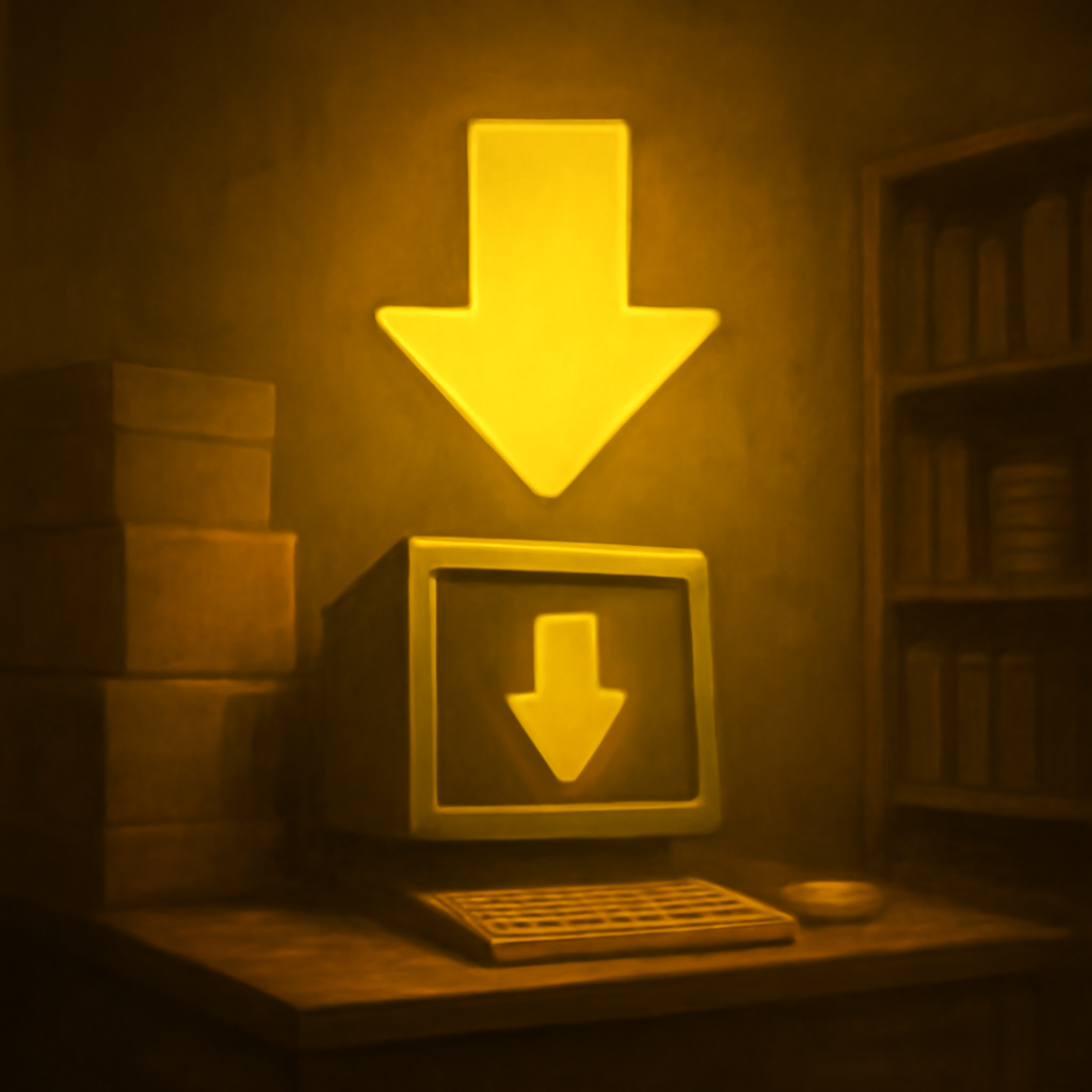 Illustration detailing the download process for BDG Win Games.