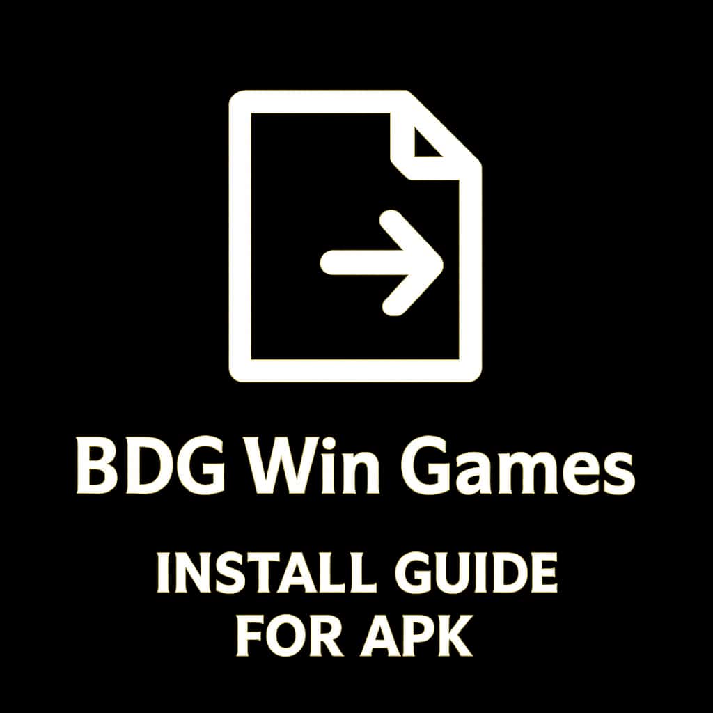 Badge representing the installation guide for BDG Win Games APK.