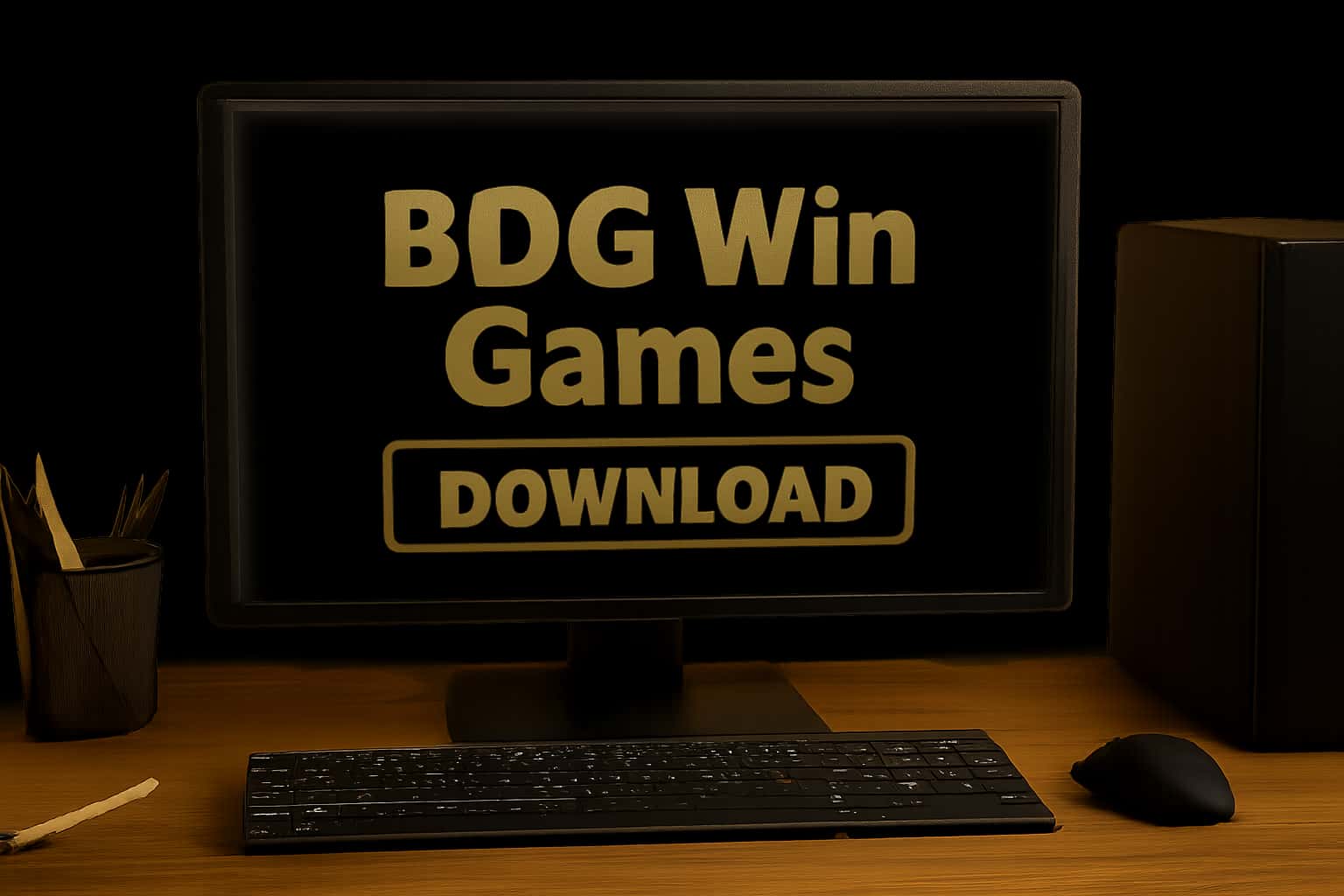 Informational scene about downloading BDG Win Games.