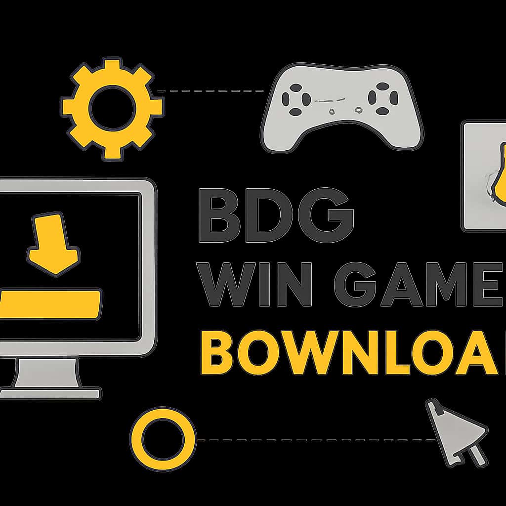 Illustration explaining the installation process for BDG Win Games.