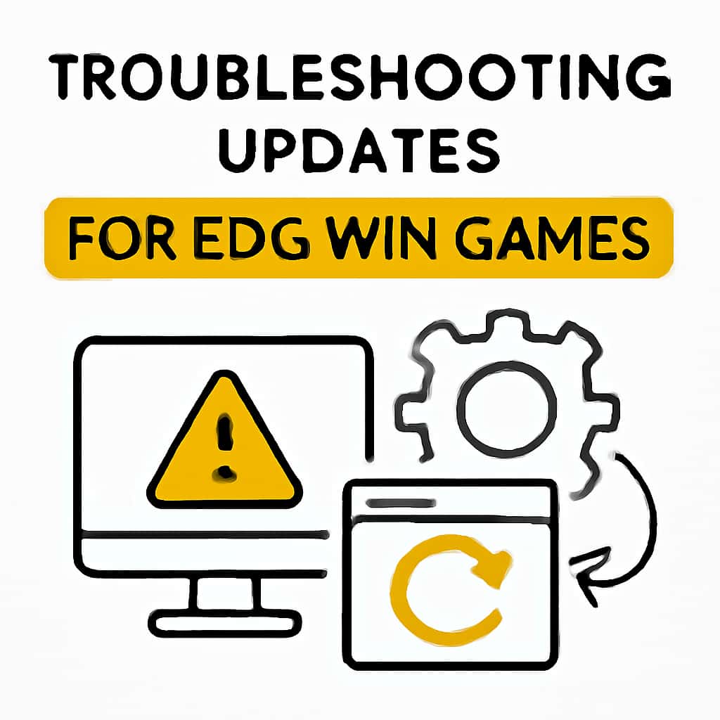 Diagram illustrating troubleshooting steps for BDG Win Games updates.